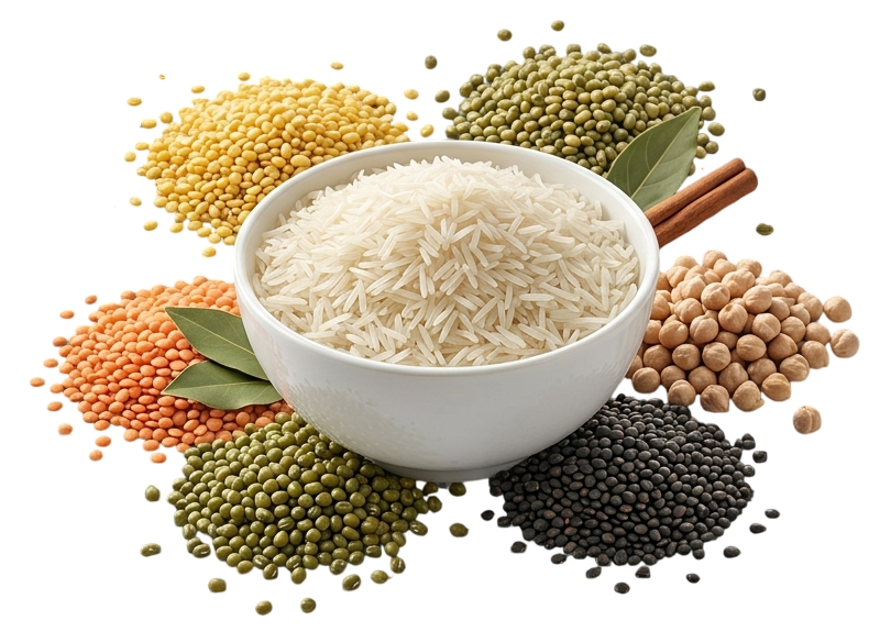 Rice and Pulses